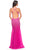 La Femme 32007 - V-Neck Rhinestone Embellished Prom Dress Evening Dresses