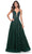 La Femme 32022 - Plunging Neckline Embroidered Prom Dress Prom Dresses