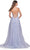 La Femme 32062 - Lace Appliqued Plunging Prom Dress Prom Dresses