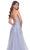 La Femme 32062 - Lace Appliqued Plunging Prom Dress Prom Dresses