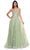 La Femme 32090 - V-Neck Beaded Foliage Prom Gown Prom Dresses