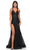 La Femme 32107 - Crisscross Back Embellished Prom Gown Prom Dresses