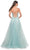 La Femme 32117 - Applique Waist Prom Dress Evening Dresses