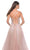 La Femme 32117 - Applique Waist Prom Dress Evening Dresses