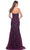 La Femme 32121 - Beaded Applique Strapless Prom Gown Evening Dresses