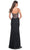 La Femme 32133 - Corset Bodice Ruched Detailed Prom Dress Prom Dresses