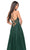 La Femme 32147 - Lace Applique Prom Dress with Slit Evening Dresses