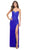 La Femme 32175 - Strapless Rhinestone Ornate Prom Gown Prom Dresses 00 / Royal Blue