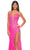 La Femme 32205 - Embroidered Plunging Neckline Prom Gown Prom Dresses