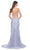 La Femme 32205 - Embroidered Plunging Neckline Prom Gown Prom Dresses