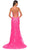 La Femme 32205 - Embroidered Plunging Neckline Prom Gown Prom Dresses