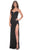 La Femme 32210 - Sleeveless Rhinestone Net Prom Dress Evening Dresses