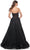 La Femme 32216 - Fishnet A-Line Prom Dress Special Occasion Dress