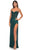 La Femme 32218 - Sweetheart Appliqued Prom Gown Prom Dresses 00 / Dark Emerald