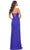 La Femme 32219 - Ruched Detail Sheath Prom Gown Evening Dresses