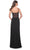 La Femme 32220 - Deep V-Neck Side Slit Prom Gown Formal Gowns