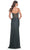 La Femme 32238 - Illusion Back Sheath Prom Gown Evening Dresses