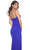 La Femme 32239 - V-Neck Ruched Bustier Prom Gown Evening Dresses