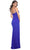 La Femme 32239 - V-Neck Ruched Bustier Prom Gown Evening Dresses