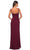 La Femme 32239 - V-Neck Ruched Bustier Prom Gown Evening Dresses