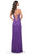 La Femme 32247 - Fishnet V-Neck Prom Dress Evening Dresses