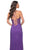 La Femme 32247 - Fishnet V-Neck Prom Dress Evening Dresses