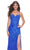 La Femme 32248 - Lace High Slit Prom Dress Evening Dresses