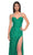 La Femme 32248 - Lace High Slit Prom Dress Evening Dresses