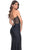 La Femme 32258 - V-Neck Illusion Bustier Prom Gown Evening Dresses