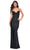 La Femme 32260 - Sweetheart Rhinestone Ornate Prom Gown Formal Gowns 00 / Black