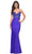 La Femme 32260 - Sweetheart Rhinestone Ornate Prom Gown Formal Gowns 00 / Royal Blue