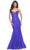 La Femme 32273 - Embellished V-Neck Prom Dress Evening Dresses 00 / Royal Blue