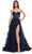 La Femme 32283 - Tiered A-Line Prom Dress Prom Dresses 00 / Navy