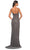 La Femme 32285 - Fishnet Corset Prom Dress Evening Dresses