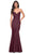 La Femme 32289 - Sweetheart Neckline Mermaid Prom Gown Prom Dresses 00 / Dark Wine