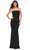 La Femme 32300 - Strapless Satin Prom Dress Prom Dresses 00 / Black