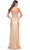 La Femme 32301 - Embroidered Corset Strapless Prom Dress Prom Dresses