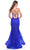 La Femme 32305 - Strappy Back Embroidered Prom Gown Prom Dresses