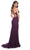 La Femme 32308 - V-Neck Lace-Up Back Prom Dress Evening Dresses