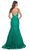 La Femme 32315 - V-Neck Lace Mermaid Prom Gown Prom Dresses