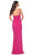 La Femme 32338 - Ruched Deep V-Neck Prom Gown Evening Dresses