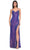 La Femme 32339 - Sequin V-Neck Prom Dress Special Occasion Dress 00 / Indigo