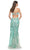 La Femme 32344 - V-Neck Sequin Floral Sleeveless Prom Gown Evening Dresses