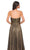 La Femme 32382 - Metallic Chiffon Sweetheart Evening Gown Special Occasion Dress