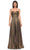 La Femme 32382 - Metallic Chiffon Sweetheart Evening Gown Special Occasion Dress