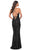 La Femme 32415 - Floral Sequin Sleeveless Prom Gown Evening Dresses