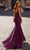 La Femme 32420 - Floral Lace Scoop Neck Prom Gown Prom Dresses