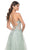 La Femme 32438 - Lace Applique Deep V-Neck Prom Gown Evening Dresses