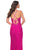 La Femme 32441 - Floral Lace V-Neck Prom Gown Evening Dresses