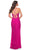 La Femme 32441 - Floral Lace V-Neck Prom Gown Evening Dresses